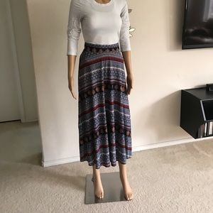 Beautiful patterned long skirt